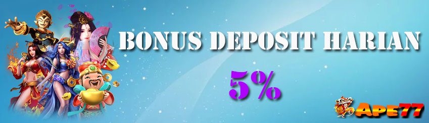 Bonus Harian Deposit 5%