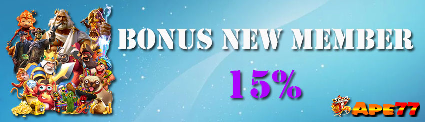 Bonus New Member 15%