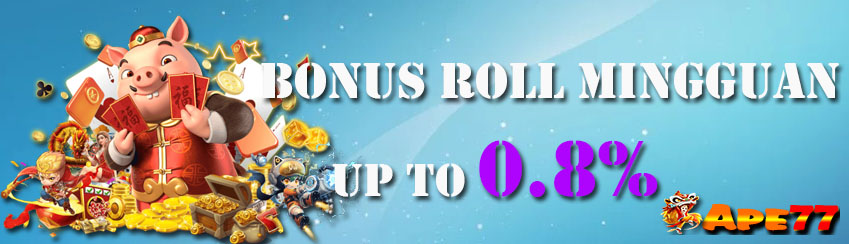 Bonus Rollingan Slot 0.8%